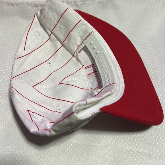 Vintage Honda Motors Hat KP Caps Brand New Retro Pin Stripe Baseball Racing - Picture 2 of 6